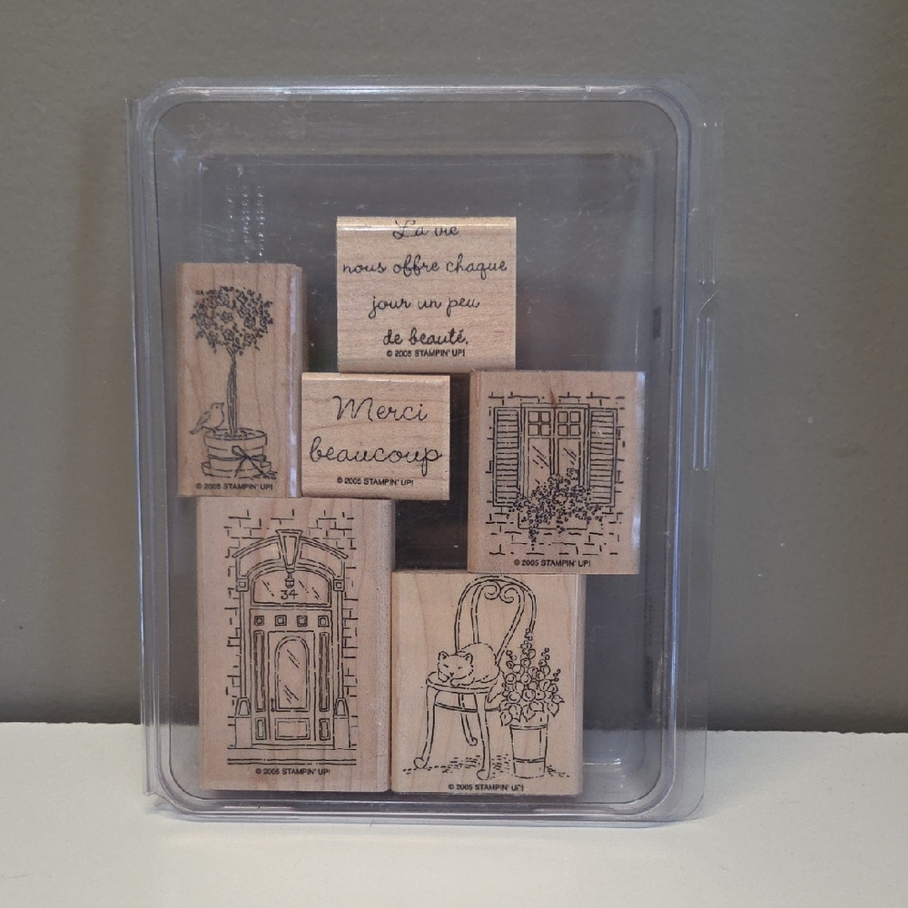 Serenite (French) Stampin Up Rubber Stamp Set